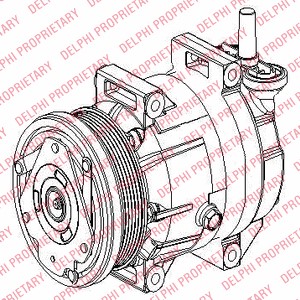 Kompressor, klimatanläggning, CHEVROLET,DAEWOO, 95925480, 95955950, 96246405, 96539394, 96539395, SB.059H