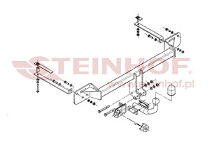 Dragkrok, Standard, ABARTH GRANDE PUNTO, PUNTO, FIAT GRANDE PUNTO, PUNTO EVO