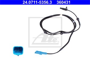 ABS-givare, Sensor, hjulvarvtal, Bakaxel, PEUGEOT 508 I, 508 SW I, 96 745 785 80