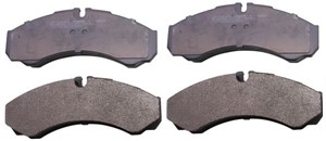 Bromsbeläggsats, Bakaxel, Framaxel, RENAULT TRUCKS MASCOTT Flak/chassi, MASCOTT Skåp, 1906401, 2992339, 2995633, 2996535, 42535791, 4254