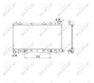 Kylare, motorkylning, SUBARU FORESTER, 45111FC300, 45111FC310, 45111FC320, 45111FC330, 45199FC300, 45199FC310, 45199FC320, 45199FC330