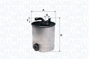 Bränslefilter, NISSAN NV200 / EVALIA Buss, NV200 Skåp, QASHQAI / QASHQAI +2 I, 16400JD50C, 16400JD52C, 16400JD52E, 16400JX52C