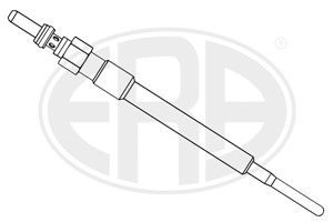 Glödstift, ALFA ROMEO,CHEVROLET,CITROËN,FIAT,FORD,LANCIA,OPEL,PEUGEOT,VAUXHALL, 1724842, 18 26 357, 55 564 219, 55 664 219, 55210051, 59