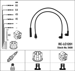 Tändkabelsats, LANCIA THEMA, SUZUKI SWIFT I, SWIFT Halvkombi II, SWIFT Sedan II, 33705-51G10, 33705-63B10, 33705-80X51, 33706-83X50