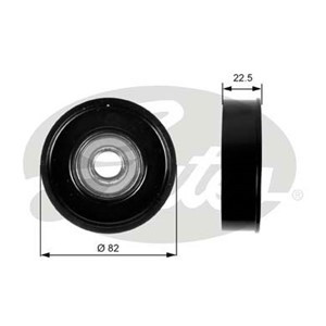 Spännrulle, flerspårsrem, MAZDA XEDOS 6, XEDOS 9, 3804186, K8051594X, K8051594XA