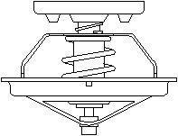 Termostat, kylvätska, MERCEDES-BENZ, 601 200 00 15, 604 203 00 75, A601 200 00 15, A604 203 00 75