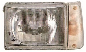 Strålkastare, Vänster, FIAT PANDA, 46421737, 7680820, 7704745