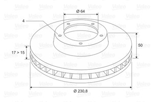 Bromsskiva, Framaxel, SUBARU JUSTY II, SUZUKI ALTO IV, ALTO V, CAPPUCCINO, SWIFT Cabriolet, SWIFT Halvkombi II, SWIFT Sedan II, 5531180F