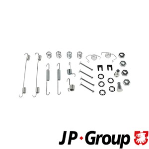 Tillbehörssats, bromsbackar, Bakaxel, CITROËN,PEUGEOT,RENAULT, 430834, 431514, 7701201687, 7701201688, 9404308348