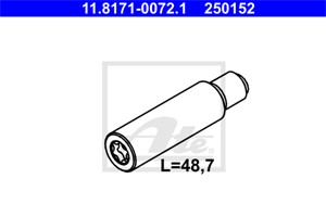 Styrbult, bromsok, Bakaxel, MERCEDES-BENZ E-KLASS [W211], E-KLASS Flak/chassi [VF211], E-KLASS T-Model [S211], S-KLASS [W220], SL [R230]
