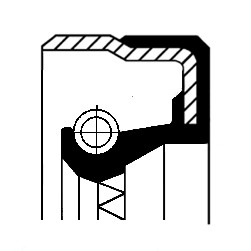 Oljepackningsring, differential, Bakaxel, Ytter, Utgång, MERCEDES-BENZ,VW, 0149975747