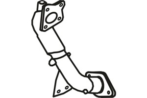 Avgasrör, Fram, MAZDA 6 Hatchback, 6 Sedan, 6 Station Wagon, RFJ2-40-500A