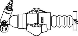 Slavcylinder, koppling, AUDI,SEAT,SKODA,VW, 1J0 721 261A, 1J0 721 261E, 1J0 721 261F