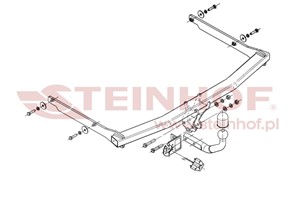 Dragkrok, Standard, FORD C-MAX, FOCUS II, FOCUS C-MAX