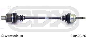 Drivaxel, framaxel höger, RENAULT CLIO II, CLIO Skåp/halvkombi II, KANGOO, KANGOO Express, 7701352776, 7711134738, 8200231663, 820026228