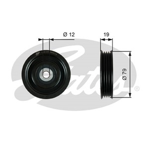 Spännrulle, flerspårsrem, NISSAN CABSTAR, NP300 NAVARA, NP300 NAVARA Flak/chassi, NT400 CABSTAR, PATHFINDER III, 11925VC80A, 11927VC800