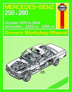 Haynes Reparationshandbok, Mercedes-Benz 250 & 280 123 Serie, Universal