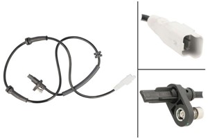 ABS-givare, Sensor, hjulvarvtal, Bakaxel, båda sidor, CITROËN,PEUGEOT, 4545.E8, 96536631, 9653663180