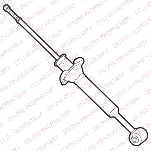 Stötdämpare, Bakaxel, FIAT BRAVO II, STILO, 50701243, 54650-25100, 54660-25100