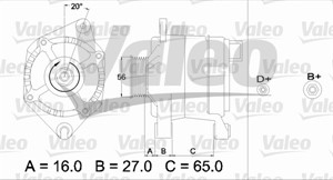 Generator, CITROËN,FIAT,LANCIA,PEUGEOT, 5701A8, 5701-A8, 57052L, 5705-2L, 5705E7, 5705-E7, 5705G5, 5705-G5, 5705H7, 5705-H7, 5705HN, 570