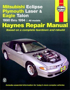 Haynes Reparationshandbok, Mitsubishi Eclipse, Laser, Talon, Universal
