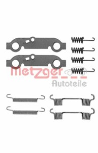 Tillbehörssats, bromsbackar, parkeringsbroms, Bak, MERCEDES-BENZ