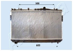 Kylare, motorkylning, CHEVROLET LACETTI, NUBIRA Kombi, NUBIRA Sedan, DAEWOO LACETTI Halvkombi, NUBIRA Sedan, NUBIRA Wagon, 96553378, 965