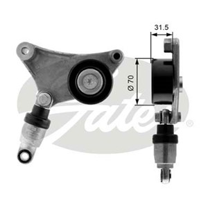 Spännrulle, flerspårsrem, TOYOTA AVENSIS VERSO, PREVIA II, RAV 4 III, 16620-0W110, 16620-28010, 16620-28011, 1662028012, 16620-28070, 16
