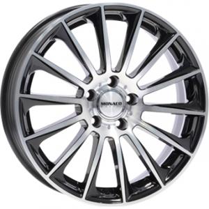 Monaco MC9 Gloss Black Polished 8.5x19 5/112 ET45 B66.6