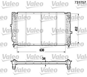 Kylare, motorkylning, AUDI,SKODA,VW, 4B0121251R, 4Z7121251, 4Z7121251B, 8D0121251B, 8D0121251BB, 8D0121251L