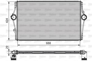 Intercooler, VOLVO S60 I, S80 I, V70 II, 8671694