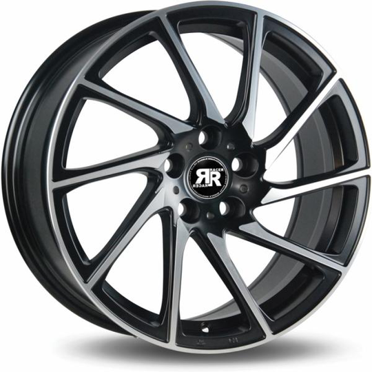 Racer Turn Black Polished 8/18 4/100 ET35 B73.1