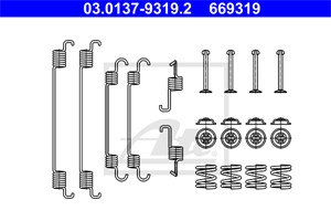 Tillbehörssats, bromsbackar, Bakaxel, FIAT SEDICI, SUZUKI SX4, SX4 Sedan