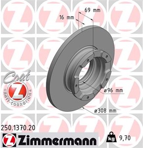 Bromsskiva, Bakaxel, FORD, 1 764 282, 1 783 910, BK21-2A097-AA, BK21-2A097-AB