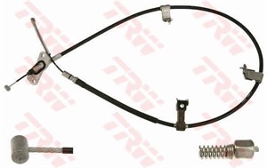 Vajer, parkeringsbroms, Bak, Höger, HONDA HR-V, 47510-S2H-003, 47510-S2H-013