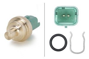 Sensor, kylvätsketemperatur, Vänster, CITROËN,DS,FIAT,FORD,JAGUAR,LANCIA,LAND ROVER,MAZDA,MINI,MITSUBISHI,PEUGEOT,TOYOTA,VOLVO, 1 204 70