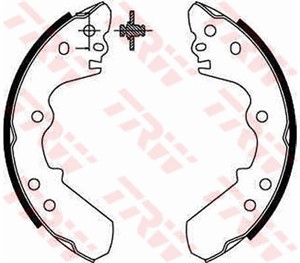 Bromsbackar, sats, Bakaxel, ISUZU,OPEL,VAUXHALL, 4301328, 5 52 158, 5 52 165, 8-94340-026-0, 8944797060, 8944797070, 8944797080, 8944797
