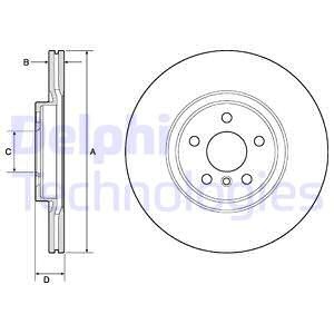 Bromsskiva, Framaxel, BMW,MINI, 3411 6865 713, 34116865713
