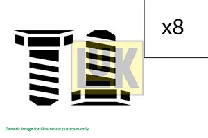 Skruvsats, svänghjul, SAAB 9-3, 9-3 Cabriolet, 9-3 Kombi, 9-3X