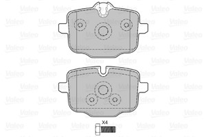 Bromsbeläggsats, Bakaxel, ALPINA,BMW, 34 21 6 775 346, 34 21 6 857 805, 34 21 6 867 175, 34216775346, 34216857805, 34216867175
