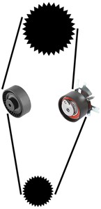 Kamremskit, CITROËN,FIAT,FORD,LANCIA,PEUGEOT,VOLVO, 0831.92, 0831.K0, 0831.T5, 083192, 0831K0, 0831T5, 1231979, 3M5Q8A615BA, 8653649, 94