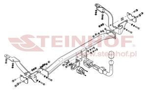 Dragkrok, Avtagbar, CITROËN C4 GRAND PICASSO I, C4 PICASSO Minibus, minivan I