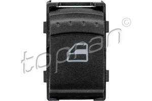 Brytare, fönsterhiss, Höger bak, Vänster bak, Passagerarsida, SKODA FABIA I, FABIA Combi I, FABIA Praktik I, FABIA Sedan I, 6Y0 959 855