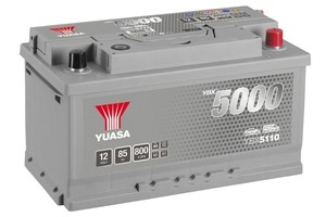 Yuasa Silver Högprestanda Batteri 12V 85Ah 800A, passar många modeller, 000915105AG, 000915105AJ, 1426522, 1682038, 19023197, 19023519,