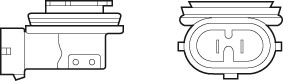 Glödlampa, fjärrstrålkastare, Sidoinstallation, passar många modeller