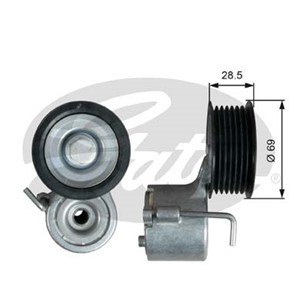 Spännrulle, flerspårsrem, AUDI,VW, 06E 903 133 AA, 06E 903 133 AB, 06E 903 133 AC, 06E 903 133 H, 06E 903 133 M