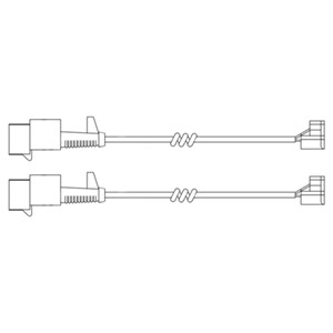 Slitvarnarsats, bromsbelägg, Bakaxel, IVECO, 2992394, 42548196, 42559616, 42567355