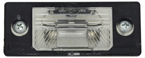 Belysning, registreringsskylt, Tvåsidig, VW BORA I, BORA Variant, GOLF Variant IV, GOLF Variant V, PASSAT B5.5 Variant, TIGUAN, TOUAREG,