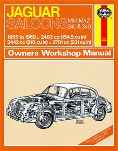 Haynes Reparationshandbok, Jaguar MkI & II, 240 & 340, Universal