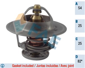 Termostat, kylvätska, ALFA ROMEO,CITROËN,FIAT,IVECO,OPEL,PEUGEOT,SEAT, 1338.90, 4500823, 500329622, 7303615, 8096735, 9161123, 98463637